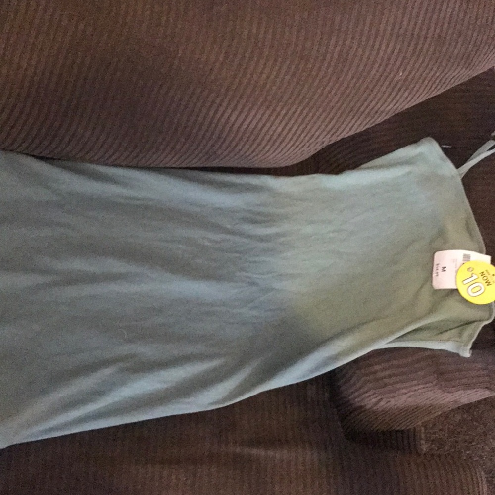Olive green sundress